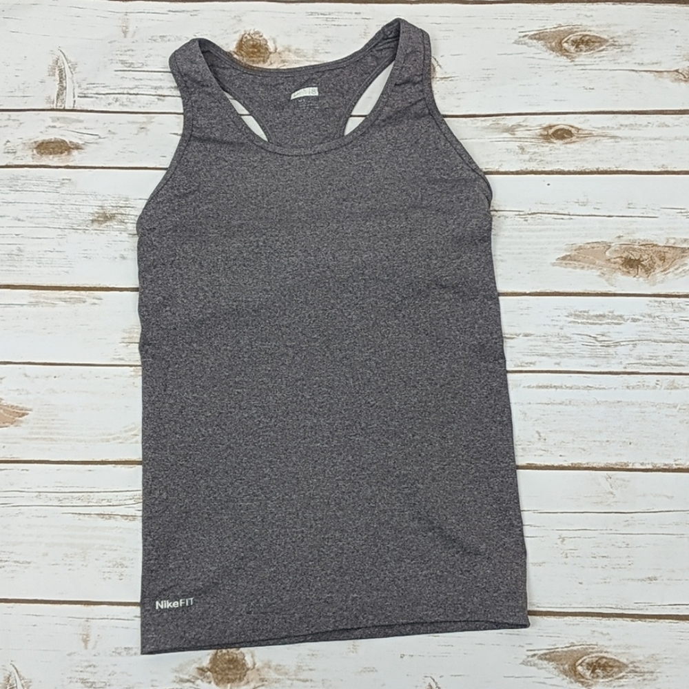 Nike Fit Heather Gray Tank Top S